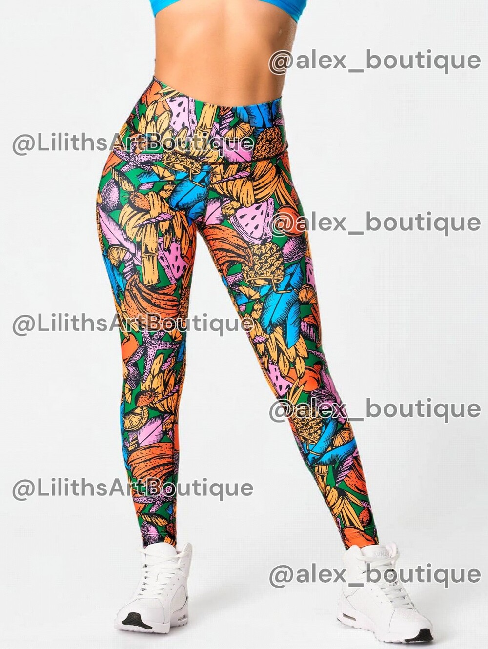 Zumba Tropics High Waisted Ankle Leggings Groovin Green Size S (E130)